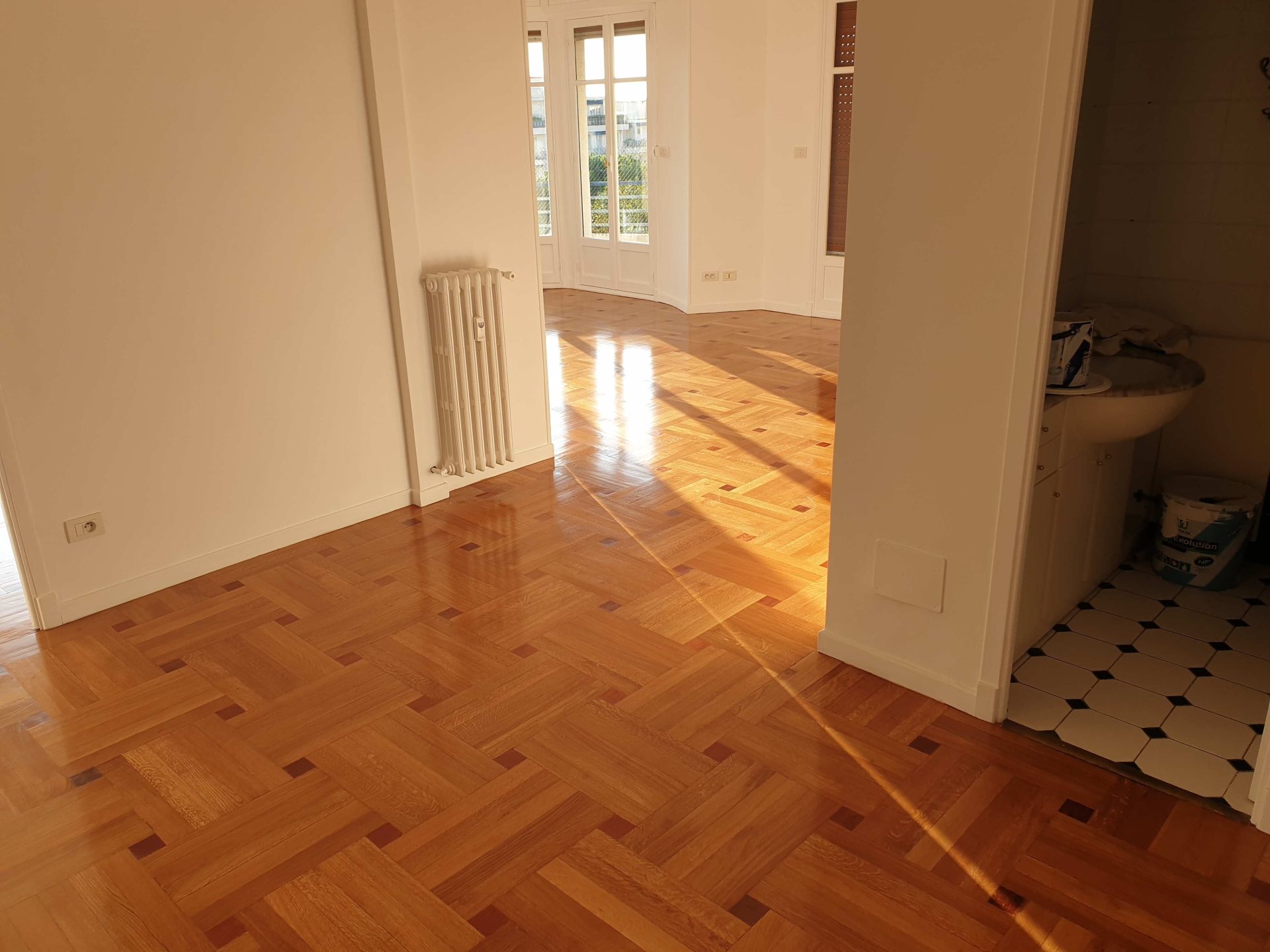 Vitrification d’un parquet en bois