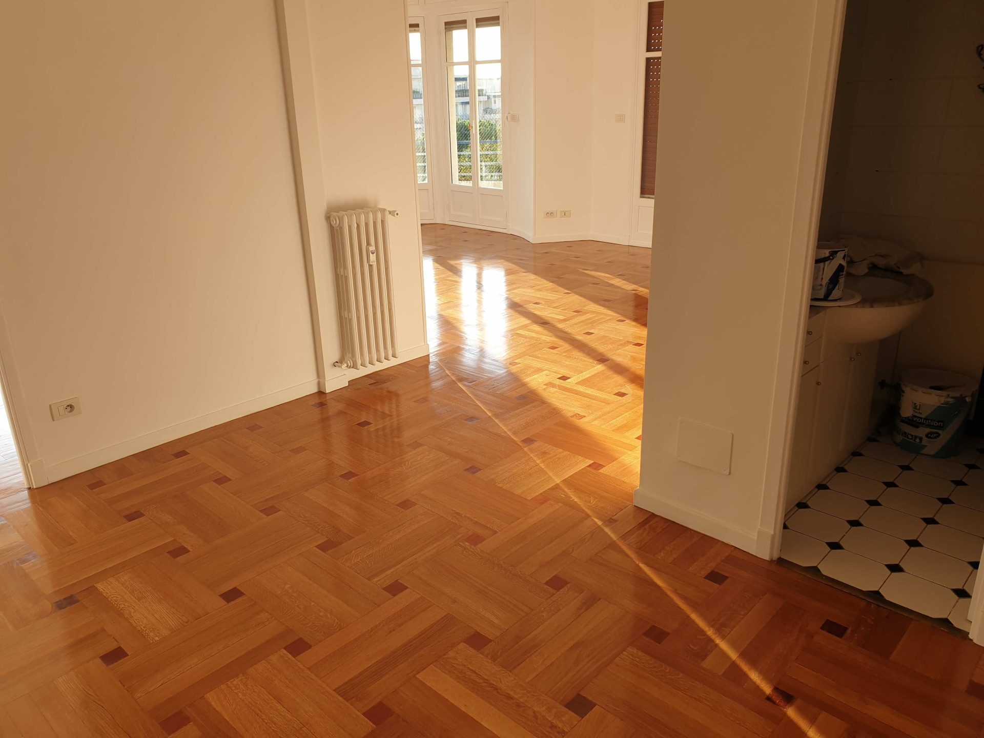 Vitrification d’un parquet en bois